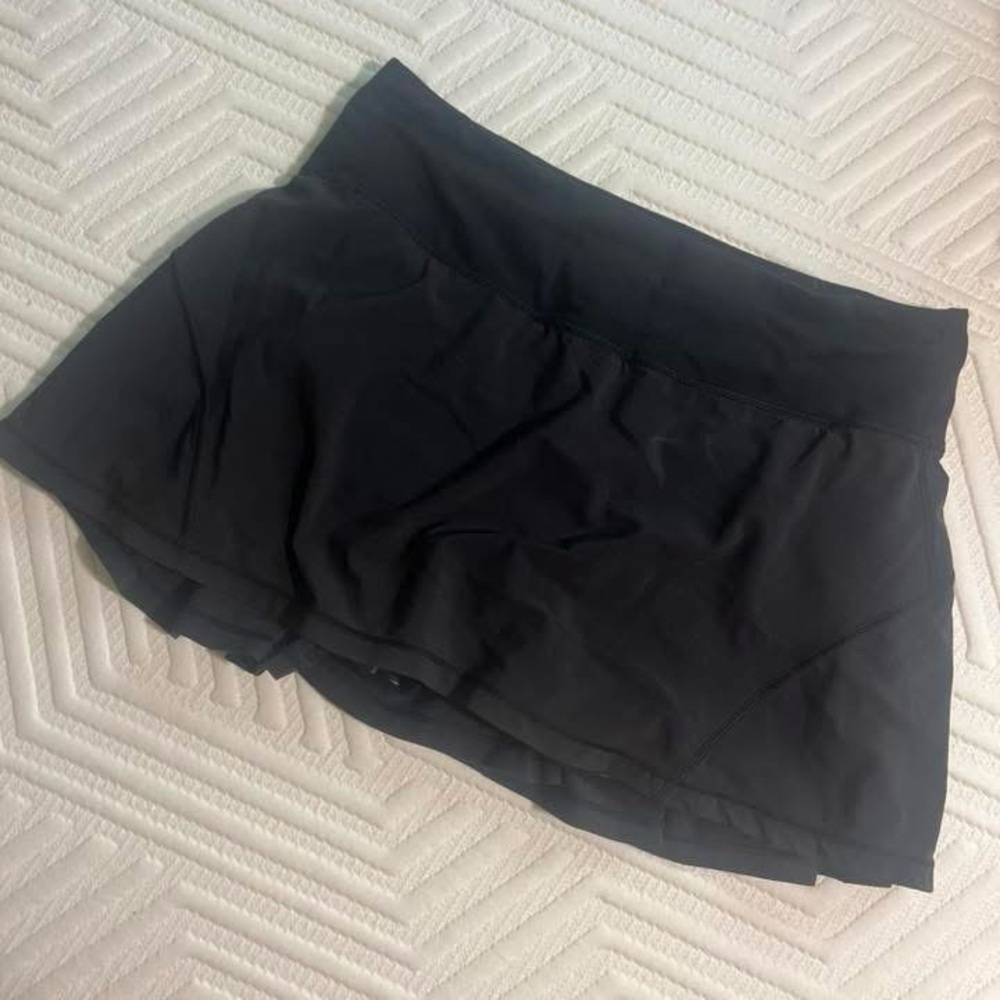lululemon athletica Black Mini Skort